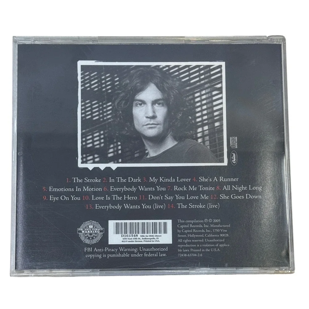 Billy Squier Absolute Hits CD Greatest Hits 2005 Capitol Records 72438-63704-2-6 - Picture 4 of 4